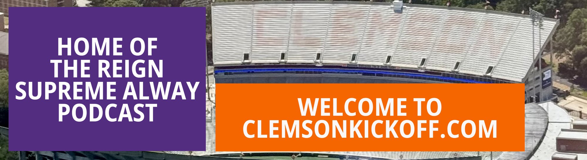 CLEMSON AERIAL BANNER NO SKED